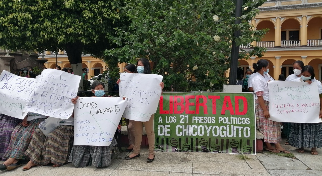 21 capturados en Chicoyogüito: “No estaban invadiendo, estaban haciendo una marcha pacífica”