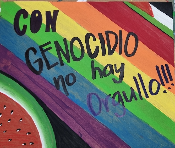 Con genocidio no hay orgullo